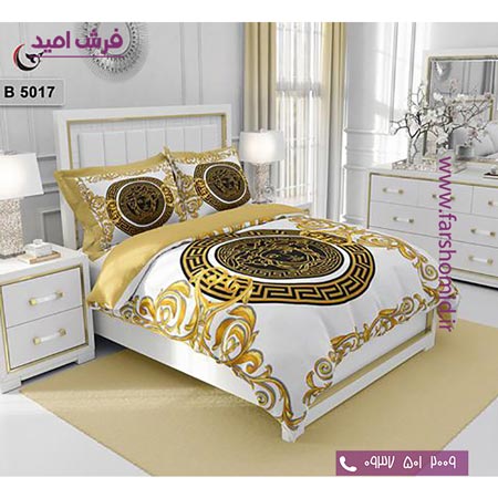 ست روتختی طرح هنری و برند 6 تکه اولدوز ورساچه کد B 5017