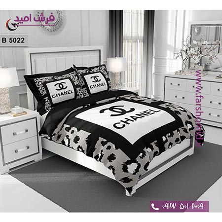 ست روتختی طرح هنری و برند 6 تکه اولدوز شنل کد B 5022