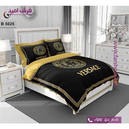 ست روتختی طرح هنری و برند 6 تکه اولدوز ورساچه کد B 5025