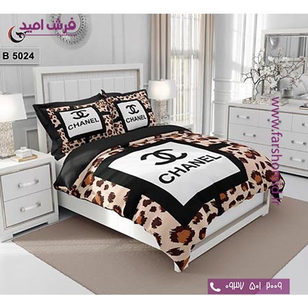 ست روتختی طرح هنری و برند 6 تکه اولدوز شنل کد B 5024