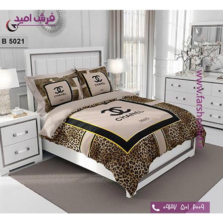 ست روتختی طرح هنری و برند 6 تکه اولدوز شنل کد B 5021