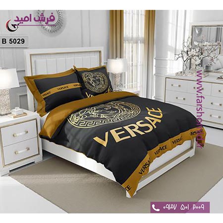 ست روتختی طرح هنری و برند 6 تکه اولدوز ورساچه کد B 5029