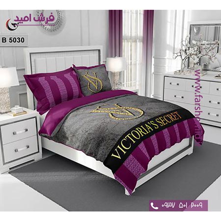 ست روتختی طرح هنری و برند 6 تکه اولدوز ویکتوریا سکرت VS کد B 5030