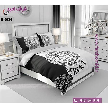 ست روتختی طرح هنری و برند 6 تکه اولدوز ورساچه کد B 5034