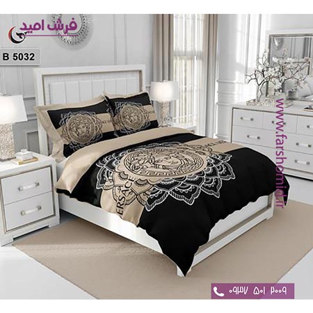 ست روتختی طرح هنری و برند 6 تکه اولدوز ورساچه کد B 5032