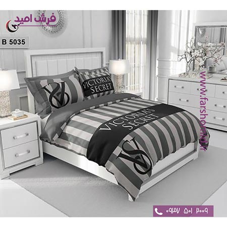 ست روتختی طرح هنری و برند 6 تکه اولدوز ویکتوریا سکرت VS کد B 5035