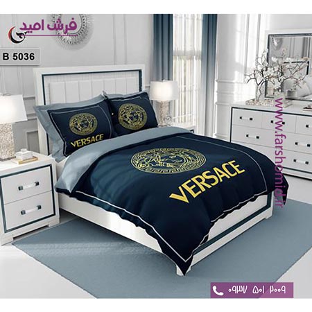 ست روتختی طرح هنری و برند 6 تکه اولدوز ورساچه کد B 5036