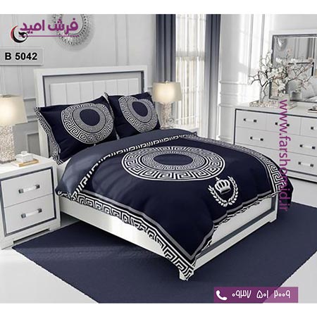 ست روتختی طرح هنری و برند 6 تکه اولدوز ورساچه کد B 5042