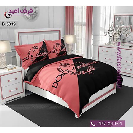 ست روتختی طرح هنری و برند 6 تکه اولدوز دولچه گابانا کد B 5039