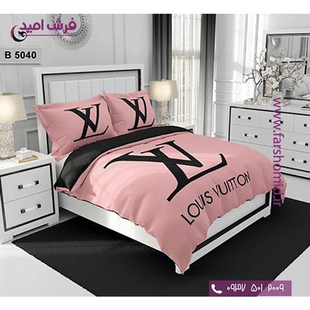 ست روتختی طرح هنری و برند 6 تکه اولدوز لویی ویتون LV کد B 5040