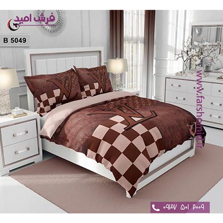 ست روتختی طرح هنری و برند 6 تکه اولدوز لویی ویتون LV کد B 5049