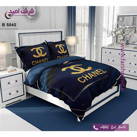 ست روتختی طرح هنری و برند 6 تکه اولدوز شنل کد B 5045