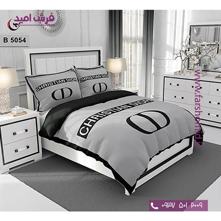 ست روتختی طرح هنری و برند 6 تکه اولدوز کریستین دیور کد B 5054