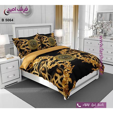 ست روتختی طرح هنری و برند 6 تکه اولدوز ورساچه کد B 5064