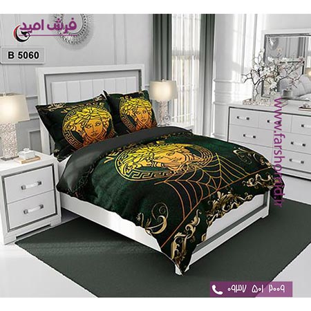 ست روتختی طرح هنری و برند 6 تکه اولدوز ورساچه کد B 5060