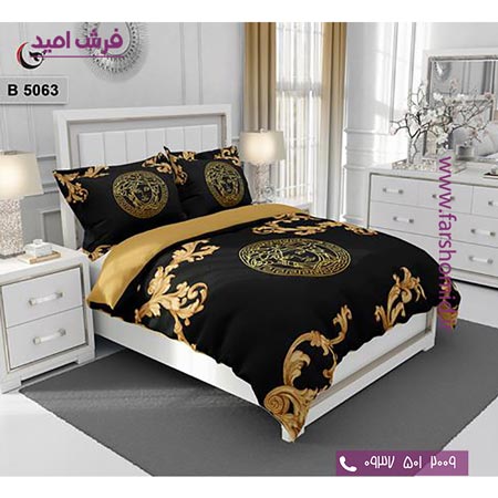 ست روتختی طرح هنری و برند 6 تکه اولدوز ورساچه کد B 5063