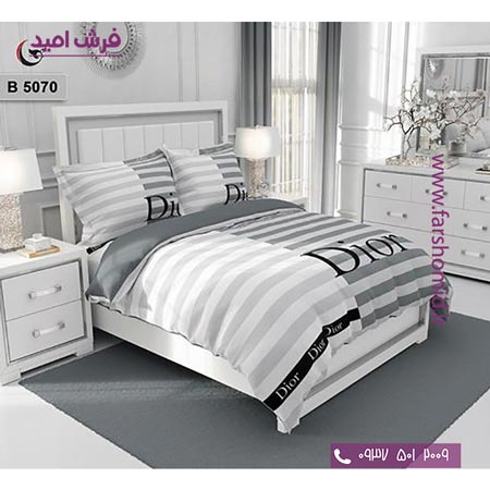 ست روتختی طرح هنری و برند 6 تکه اولدوز دیور کد B 5070