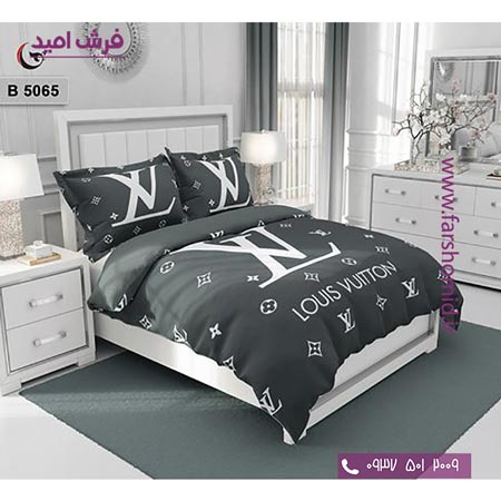 ست روتختی طرح هنری و برند 6 تکه اولدوز لویی ویتون LV کد B 5065