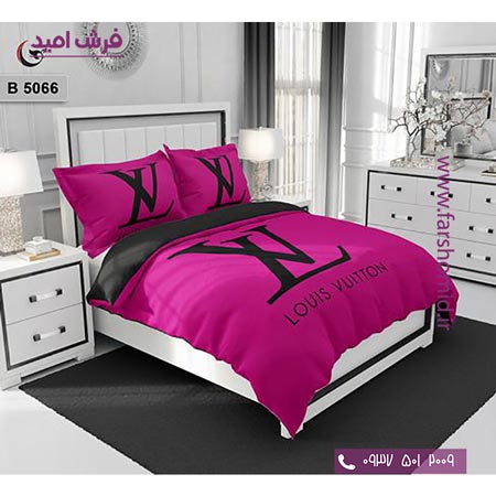 ست روتختی طرح هنری و برند 6 تکه اولدوز لویی ویتون LV کد B 5066