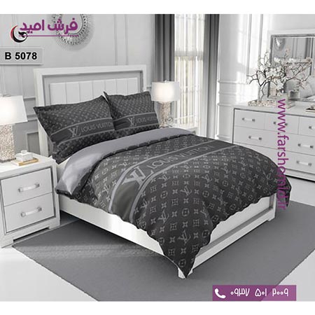 ست روتختی طرح هنری و برند 6 تکه اولدوز لویی ویتون LV کد B 5078