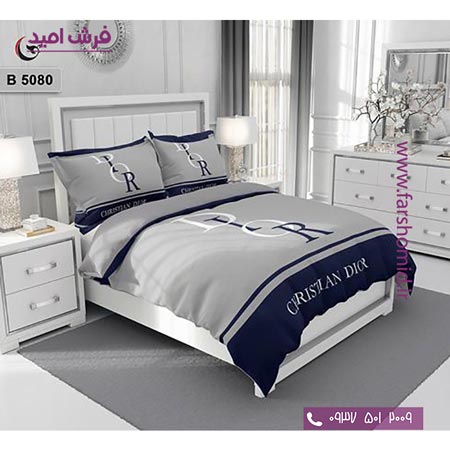 ست روتختی طرح هنری و برند 6 تکه اولدوز دیور کد B 5080