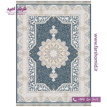 فرش ماشینی 1200 شانه 8 رنگ برجسته 20404 کاربنی آرشام