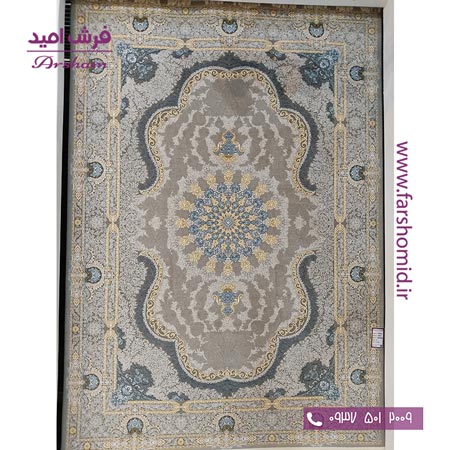 فرش ماشینی 1200 شانه 8 رنگ برجسته 24601 متالیک آرشام