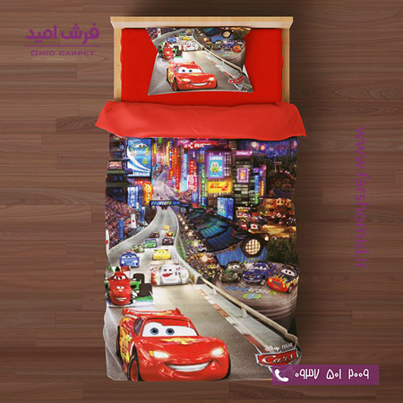 سرویس لحاف روتختی 6 تکه یک نفره اولدوز طرح مک کوین کد 100267