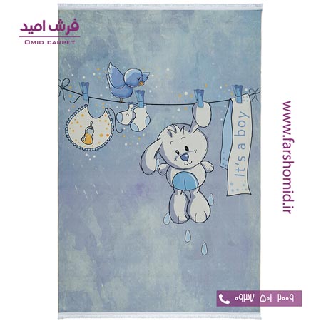 700 شانه طرح خرگوش و بند آبی 100237 کودک و نوجوان کلاریس محتشم