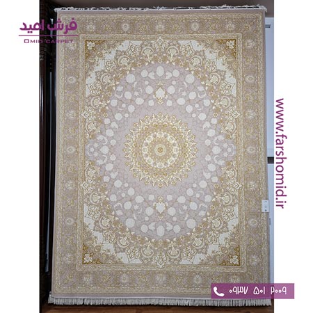 فرش ماشینی 700 شانه 10 رنگ اصل هلنا طلاکوب قالی کشمیر