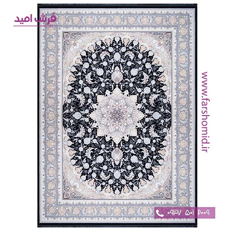 فرش ماشینی 1000 شانه سابات اقیانوسی فرش سورنا