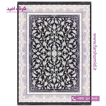 فرش ماشینی 1000 شانه افشان ساران اقیانوسی فرش سورنا