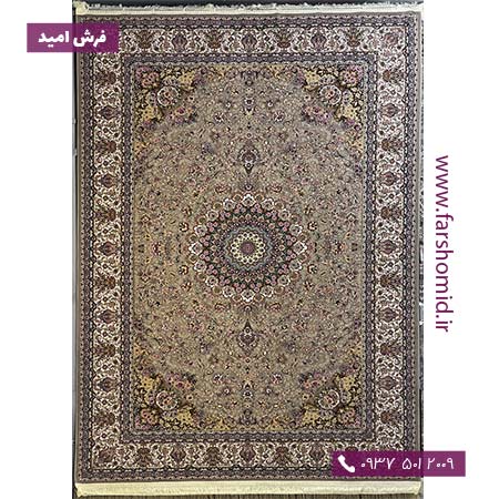فرش ماشینی 1250 شانه 8 رنگ آراز الماسی فرش جردن