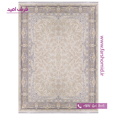 فرش ماشینی 1000 شانه افشان ساران صدفی لایت فرش سورنا