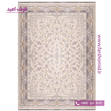 فرش ماشینی 1000 شانه افشان ساران صدفی فرش سورنا