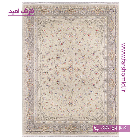 فرش ماشینی 1000 شانه افشان ساران موکا فرش سورنا