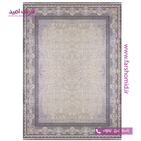 فرش ماشینی 1000 شانه افشان ساران وینیج سیلور فرش سورنا
