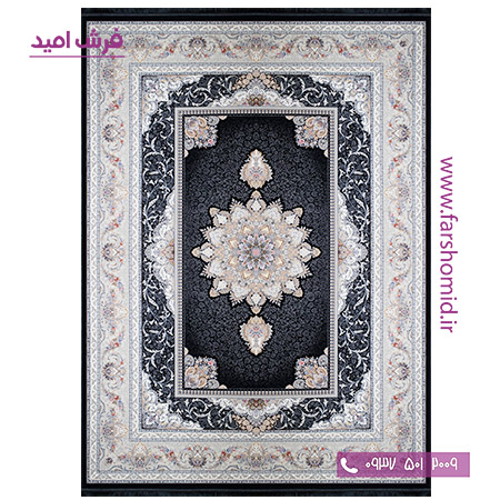 فرش ماشینی 1000 شانه سلین اقیانوسی فرش سورنا