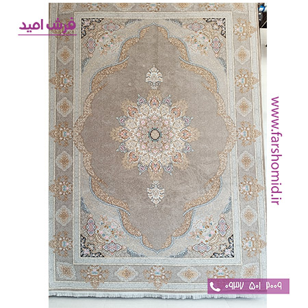 فرش ماشینی 700 شانه آپادانا فیلی ابریشم رخ