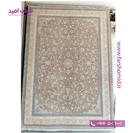 فرش ماشینی 700 شانه افشان ناهید فیلی ابریشم رخ