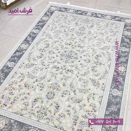 فرش ماشینی 1200 شانه افشان گلرخ مرواریدی فرش افشون