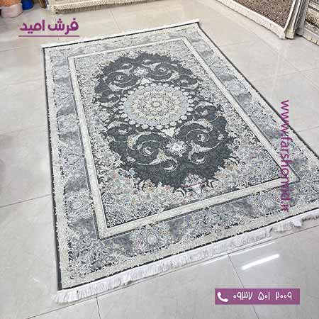 فرش ماشینی 1200 شانه آژین نوک مدادی فرش افشون