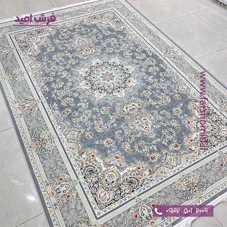 فرش ماشینی 1200 شانه سامیار سربی فرش افشون