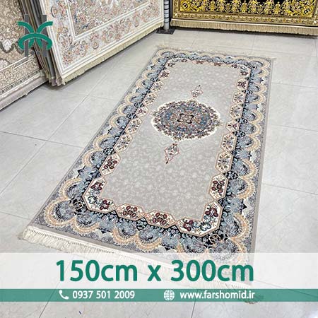 فرش ماشینی 700 شانه BCF سایز سفارشی 150 سانتیمتر در 3 متر هالیدی فیلی فرش هیوا